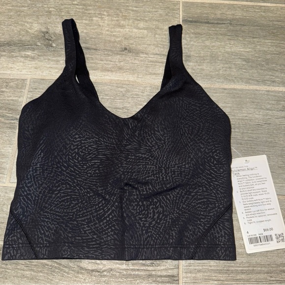 lululemon athletica Tops - Lululemon Align Cropped Cami Tank Top Size 4 NEW